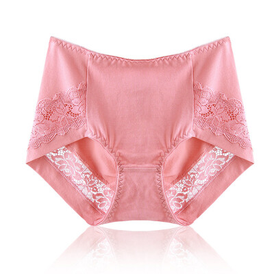 

Xia Weifang high waist large size hips womens underwear 4216 bean powder powder code