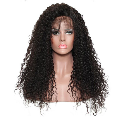 

130 Lace Front Human Hair Wigs Brazilian Remy Curly Lace Front Wig Pre Plucked Kinky Curly Lace Wig For Black Women
