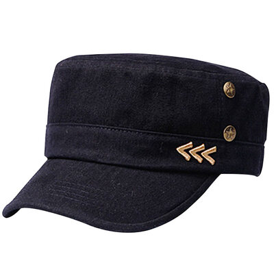

MAXVIVI Hat Мужской Корейская регулируемая крышка Casual Flat Cap MMZ813006 Черный