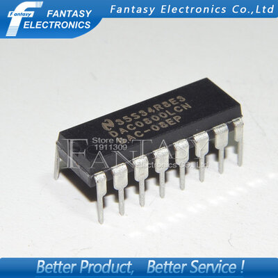 

10PCS DAC0800LCN DIP16 DAC0800 DIP new&original IC free shipping