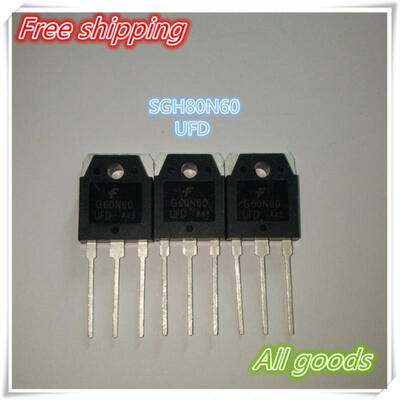 

Free shipping50pcs/lot SGH80N60UFD SGH80N60 80N60UFD 80N60 IGBT 600V 80A 195W TO3P