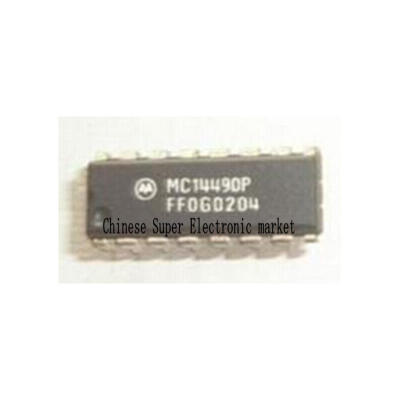 

10PCS MC14490P MC14490 DIP16