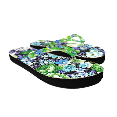 

Flip-flops for women For women flowers sandals beach slippers beach shoes New hot sale Womens Casual without a heel Femme ETE for