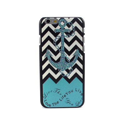 

Модные готической панк-мультфильм Pattern задняя крышка телефона случая кожи iPhone 6 4.7 "- Якорь