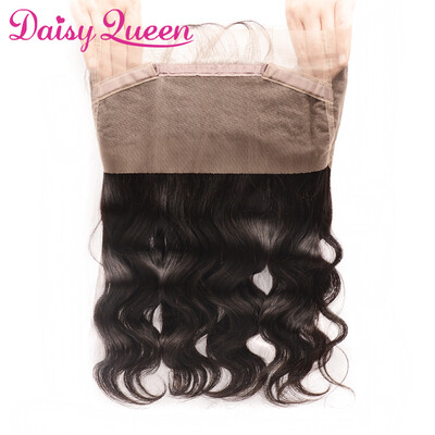 

Peruvian Body Wave 2242 Pre Plucked 360 Lace Frontal with Baby Hair Free Part Closure 100 Human Hair Virgin Remy Hair