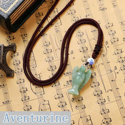 

1 PCS Natural Crystal Party ожерелье Angel Pendant Fine Jewelry Rhinestone Granate Overwatch Music Moana Gravity Falls Gatos