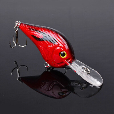 

Vanker Mini Practical Fat Fish Shape Fishing Accessory Pike Fishing Tackle Fishing Lure X1