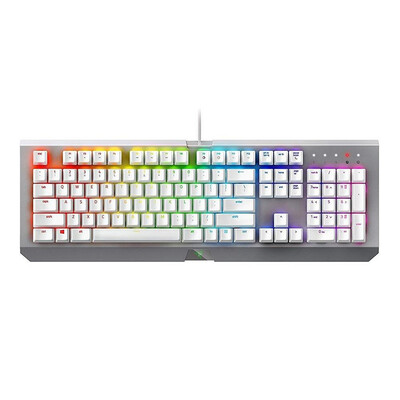 

Razer BlackWidow X Chroma Mercury Edition RGB Проводная механическая игровая клавиатура Razer Green Switches US