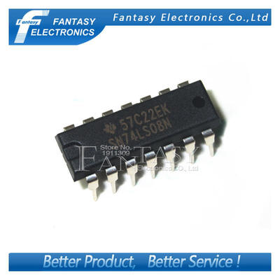

5PCS SN74LS08N DIP14 SN74LS08 DIP 74LS08N 74LS08 new&original IC free shipping