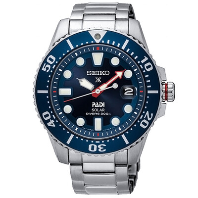 

SEIKO импортированные с оригинальной упаковке мужские часы, PADI солнечная энергия