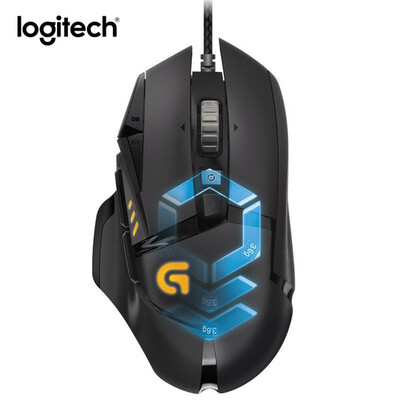 

Logitech G502 Proteus12000DPI Gaming Mouse Optical Sensor RGB Chroma Lighting Ergonomic Computer Game Mouse with package