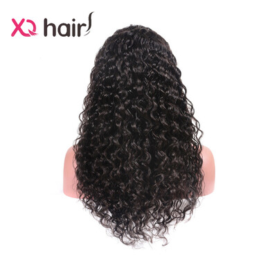 

Lace Frontal Human Hair Wigs For Black Women Water Wave 130% Density Lace Frontal Wig Pre Plucked Brazilian Remy Hair