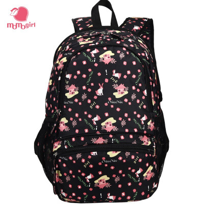 

MOMOgirl Moomao Fairy Series Cute Fresh Student Shoulder Bag M5114 Black Fairy Tale