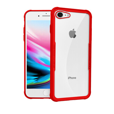 

Feichuang Apple 8 чехол для мобильного телефона iPhone7 / 8 защитная крышка iphone закаленная стеклянная раковина красная