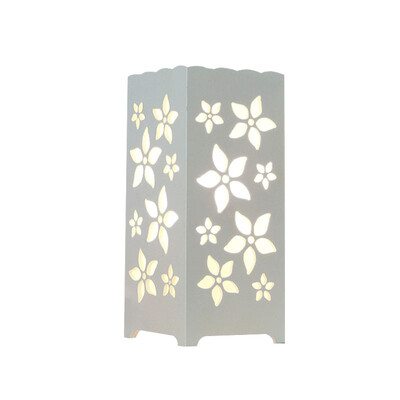 

Jingdong Supermarket] for the first time spent time carved lamp TD0304 wood-plastic plate ivory white