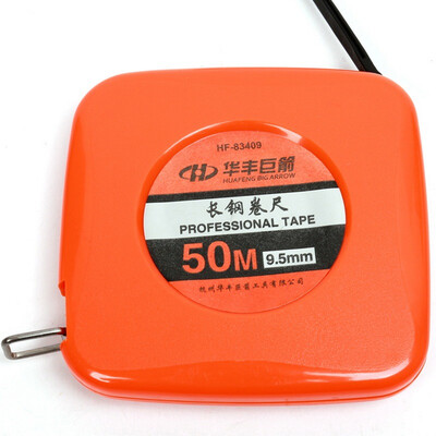 

Huafeng giant arrow HF-8611250 long steel tape 50 meters disc steel tape portable hand handle lipstick belt