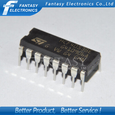 

50PCS HCF4053BE DIP14 HCF4053 DIP HCF4053BEY new and original IC free shipping