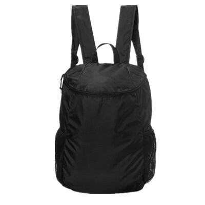 

LATIT Backpack Shoulder Bag Computer Bag Ultra Light Waterproof Folding Mesh Bag Style Black