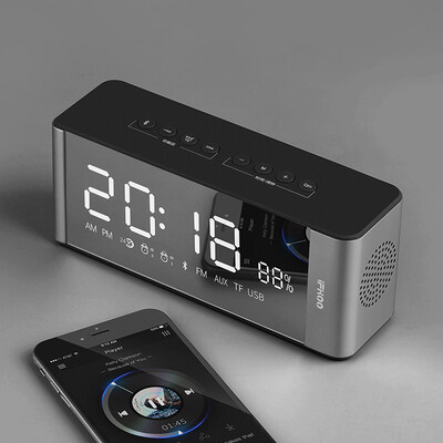 

Ikuor (ifkoo) D3 Deep Space Grey Smart Time Alarm Беспроводной Bluetooth-динамик Сабвуфер Мобильный компьютерный телевизор Светодиодный дисплей Портативный мини-динамик