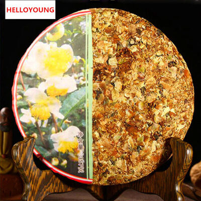 

357g Gold award Puer tea Raw ancient old trees Pu er tea flower cake Honey puerh pu erh tea maintain beauty and keep young