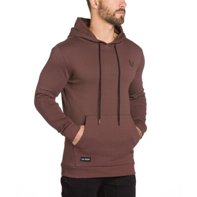 

Muscle Dr Men Winter New Outdoor Sports Fitness Fashion Hooded Hooded sweater Slim Leisure