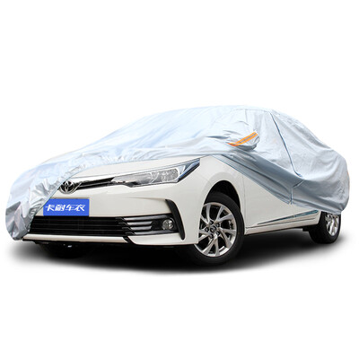 

Carnegie Silver Four Seasons Auto Accessories Car Cover Car Cover for Toyota Corolla Sun Protection Sunshade Insulation Dust&Windproof Rainproof Car Clothing Cover Car Cover