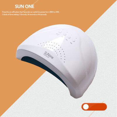 

UVLED Profession SUN 48W/24W Sensor Double White UV Light LED Lamp Nail Dryer Fast Drying For Curing Nail Gel Polish