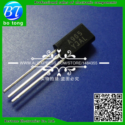 

A965 2SA965 KSA965 PNP Transistor TO-92L 800mA 120V 08A Triode Transistor Low Power Transistor 100 pcsbag