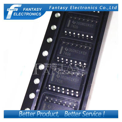 

5PCS SN7406DR SOP14 SN7406 SOP 7406 SMD new and original IC free shipping
