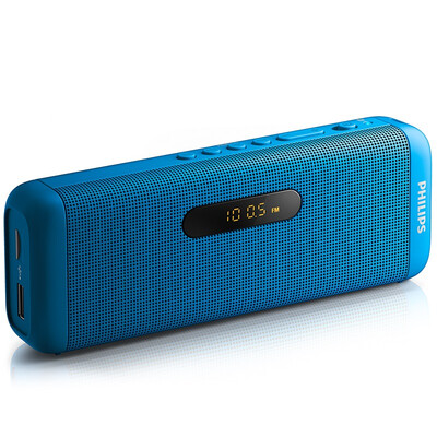 

Philips Беспроводная звуковая карта (PHILIPS) SD700 Bluetooth совместим с Apple / Samsung / Компьютерные колонки MP3 плееры, радио-синий
