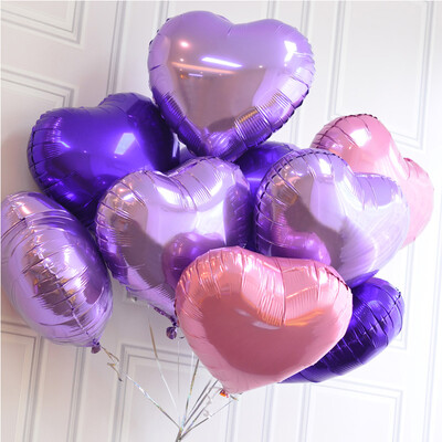 

Yuhua Ze heart-shaped aluminum balloon set festival banquet celebration wedding wedding room layout foil balloon decorations gift pump tape