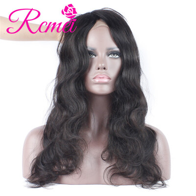 

Rcmei 8A Hair 2242 Pre Plucked 360 Lace Frontal Brazilian Boby Wave 100 Unprocessed Human Hair