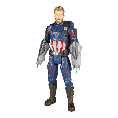 

Hasbro Marvel Avengers 3 Movie Series Captain America Electric Hero Character Figurine E0607