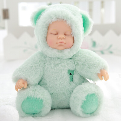 

12 Colors Cute Reborn doll Plush Stuffed Toys for Children Soft Rabbit Bear Plush Toy Baby Sleeping Dolls