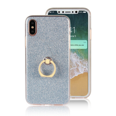 

Adtismark For iPhone X iPhoneX Case Soft TPU Cover Clear Rings Bling Glitter For iPhone X iPhoneX Case Cover