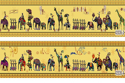

Custom 3d mural Retro India style elephant wallpaper yoga fitness health museum hotel large mural wallpaper