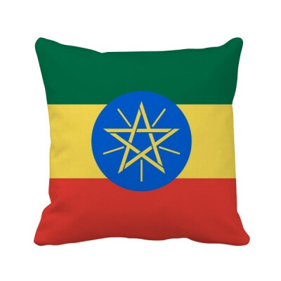 

Ethiopia National Flag Africa Country Square Throw Pillow Insert Cushion Cover Home Sofa Decor Gift