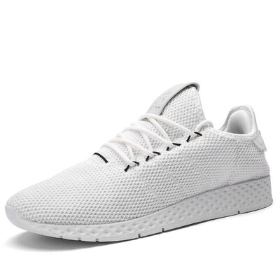 

2018 Popular Trend Running Men Shoes Breathable Mesh Men Sneakers Black White Sports Shoes for Man Lighweight Walking Zapatillas