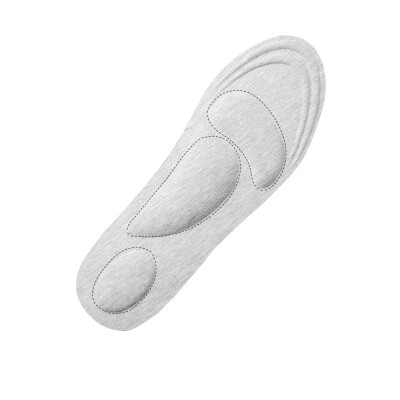 

Eleft 4D Sponge Support Walking Insole Breathable Male Sweat Massage 39-45 Can Be Cut MenS Gray