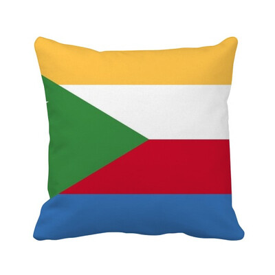

Comoros National Flag Africa Country Square Throw Pillow Insert Cushion Cover Home Sofa Decor Gift