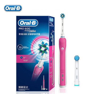 

Braun Oral B D16523 Electric Toothbrush 1 holder2 heads Genuine Rechargeable Tooth Brush from German Deep Clean