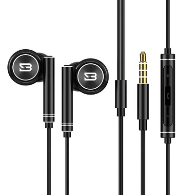 

BYZ K85 Sports Dynamic Earphone Ear In-ear Universal Android Apple Earphone Black