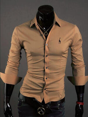 

Men Shirt Cotton Mens Shirts Long Sleeve Casual Shirts