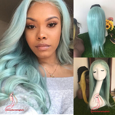 

New Arrive Beautiful colored brazilian virgin hair Wigs glueless full lace 100 Human Hair Silk Straight Front Lace Wig