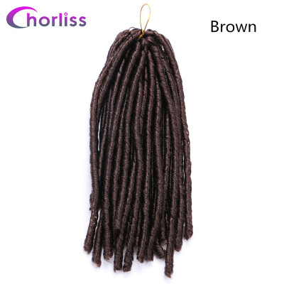 

Chorliss 14" 30strandsPc Dreadlocks Ombre Synthetic Crochet Twist Braids Hair Extensions Low Temperature Fiber Soft Dread Hair