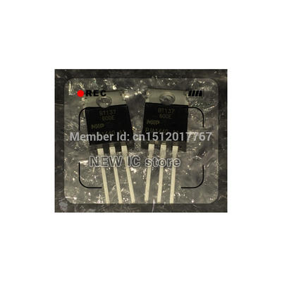 

Free Shipping 20PCS BT137-600E TO-220 BT137-600 BT137 Triacs logic level 600v 8A