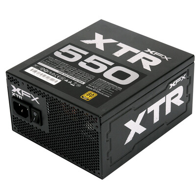 

XFX rated 550W XTR550 power supply 80PLUS gold full module 5 year warranty support back line
