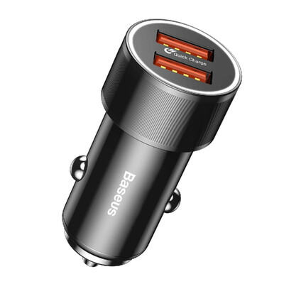 

BASEUS QC30 Car cigarette lighterCar charger black