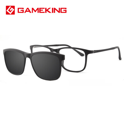 

Gameking очки рамы мужчины и женщины магниты могут быть оснащены очками TR90 полный кадр с клипами висит зеркало солнцезащитные очки два комплекта зеркал поляризованные солнцезащитные очки черный серый