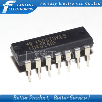 

5PCS CD4024BE DIP14 CD4024 DIP new and original IC free shipping